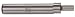 Starrett 827A Single End Edge Finder, 0.375" Body Diameter, 0.200" Contact Diameter