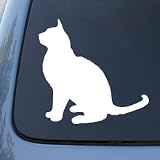 BURMESE - Cat - Vinyl Car Decal Sticker #1496 | Vinyl Color: White