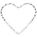 Beadalon Silver Plated Diamond Cut Quick Links 20mm Heart (14 Pcs)