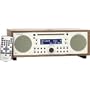 Tivoli Audio MSYCLA Music System Digital AM/FM/CD Hi Fi System with Classic Walnut/Beige Finish