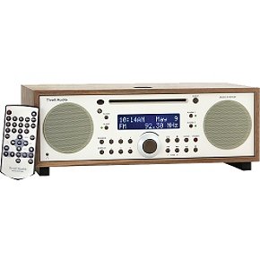 Tivoli Audio MSYCLA Music System Digital AM/FM/CD Hi Fi System with Classic Walnut/Beige Finish