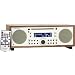 Tivoli Audio MSYCLA Music System Digital AM/FM/CD Hi Fi System with Classic Walnut/Beige Finish