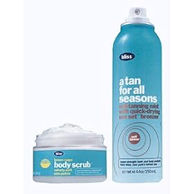 Bliss Tan For All Seasons Scrub + Color Self-Tanning Set