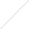 Sterling Silver 1.5mm Fancy Beaded Necklace - 18 Inch