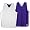 Purple/white