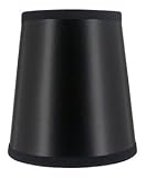 4 inch black and gold parchment chandelier shade