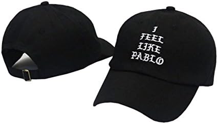 I feel like pablo hats Unisex Fashion Cool Snapback Baseball Cap black One Size