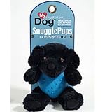 My Dog Snuggle Pups Black Lab Plush and Rubber Doy Toy