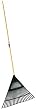 Ames True Temper Eagle Poly Rake With 48-Inch Wood Handle 1926000