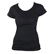 Chocolate Brown Solid color Classic Super soft 100% cotton longer womens and girls tee shirt.