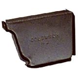 Northwest Metal #228005 4 Galvanized Left End Cap