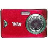 Vivitar ViviCam 8025 - Digital camera - compact - 8.1 Mpix - supported memory: SD, SDHC - red