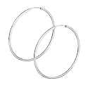 VINANI Creolen Large Hoop rund Silber 925 Ohrringe CLH