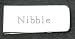 Money clip with engraved name: Nibble