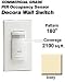 Leviton ODS10-IDI Occupancy Sensor Passive Infrared Wall Switch, 120/277VAC, 180-Degree, Ivory, 800-Watt