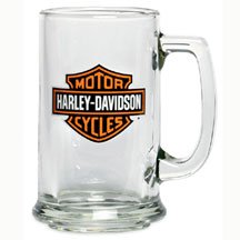 Harley-Davidson&reg; Bar & Shield Logo 15 oz. Beer Mug. Set of Four. 99308-07V