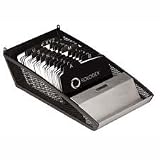 ROL1734233 - Card File, w/ 300 Ruled Cards, 5x11-1/4x3, Black/Silver