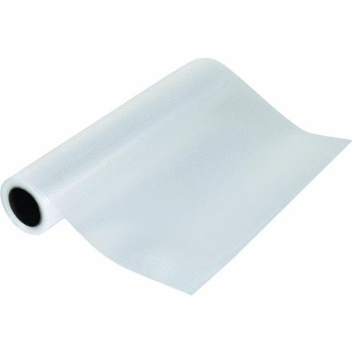 Kittrich Corp 06F-C8Q01-06 Con-Tact Brand Nonadhesive Clear Ribbed Shelf Liner