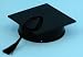3 inch Graduation Hat Cake Decoration- 10 Pack