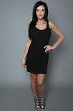 Alternative Apparel The Happy Hour A Line Tank Dress in Black,Tops (Sleeveless) for Women