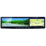 Boyo Vtg43 4.3 Inch Rearview Mirror Monitor with Built in Navigation, Built in Bluetooth, Touch Screen Controls, Sd Card Slot, Built in Fm Transmitter