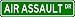 AIR ASSAULT Street Sign ~ Custom Aluminum Street Signs