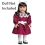 American Girl Samantha's Red Taffetta Holiday Christmas Dress for 18" Doll