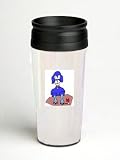 16 oz. Double Wall Insulated Tumbler with grooming poodle - Paper Insert