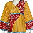 Evening Dress - Womens Caftans Gowns Cotton Size L (kftn307)