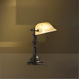 Classic Bronze Finish Bankers Desk Lamp