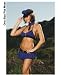 5 pc corrupt cop top, mini skirt, collar w/attached tie, hat, &a