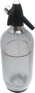 Classic Glass Mesh Soda Siphon - 1 Quart (Liter)