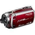 Praktica DVC 5.6 FHD Full-HD-Camcorder rot