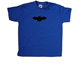 Bat Halloween Royal Blue Kids T-Shirt