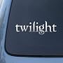 TWILIGHT LOGO - Edward Cullen Vinyl Decal Sticker #1655 | Vinyl Color: Chrome