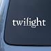 TWILIGHT LOGO - Edward Cullen Vinyl Decal Sticker #1655 | Vinyl Color: Chrome