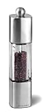 Cole & Mason Precision Manhattan 190 mm Acrylic Pepper Mill with Stainless Steel