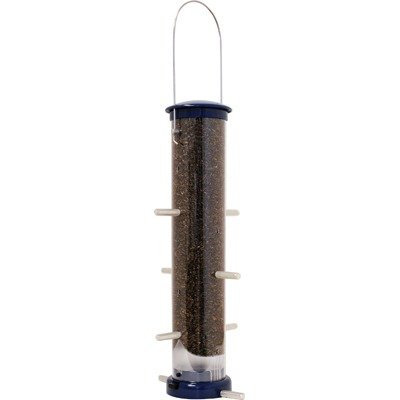 Medium Nyjer Tube Feeder Finish: Blue