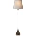 Visual Comfort CHA8315AI-NP Chart House 1 Light Cawdor Buffet Lamp in Aged Iron with Natural Paper