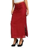 Women's 5-Pocket Linen Pencil Skirt