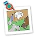 Londons Times Funny Dogs Cartoons - Dogs vs. Vacuum Cleaner - Quilt Squares