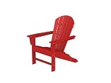 Recycled Venice Beach Outdoor Patio Adirondack Chair - Candy Apple Red