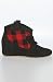 80%20 The Melody Ankle Hidden Wedge Bootie in Black & Red Buffalo,Shoes for Women