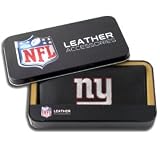 New York Giants NFL Embroidered Leather Checkbook Cover