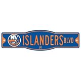 NEW YORK ISLANDERS OFFICIAL 4"X17" STREET SIGN NEW YORK ISLANDERS OFFICIAL 4"X17" STREET SIGN