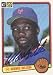 Mookie Wilson, New York Mets, 1983 Donruss Autographed Card