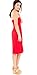 Strapless Seamless Red Smocking Tube Dress