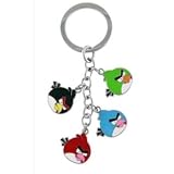 Angry Birds 4 in 1 Metal Charm Keychain by MG Tires Racing