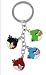 Angry Birds 4 in 1 Metal Charm Keychain