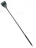 Heart 2 Heart Crop Leather Wide Tip Bat, Black, 26